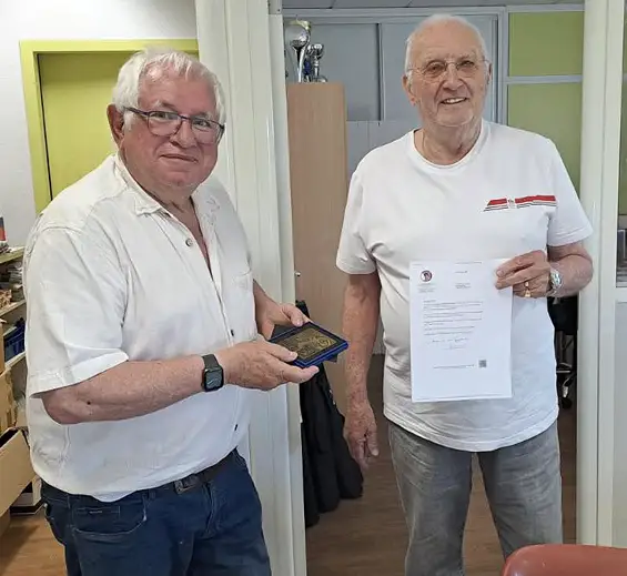 Michel Flahaut élevé au rang de Délégué général honoraire du Spouvenir Français de Haute-Savoie