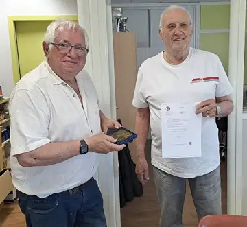 Michel Flahaut élevé au rang de Délégué général honoraire du Spouvenir Français de Haute-Savoie