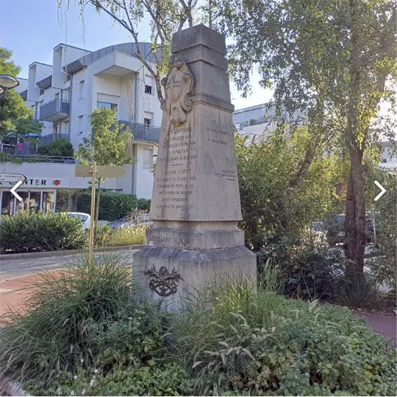 Monument à Victor Curtat et aux Savoyards de 1870-1871, vue générale © Cédric Cuz, juillet 2024