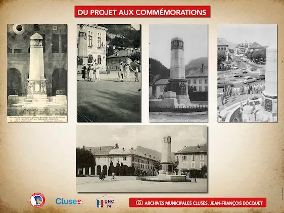 Du projet aux commémorations du monument aux morts de Cluses