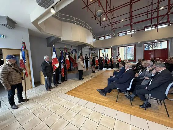 Remise de la cravate du Souvenir Français à Monsieur Michel Corbex