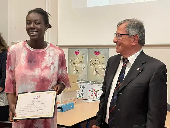 Diplômes de l’école des jeunes porte drapeaux