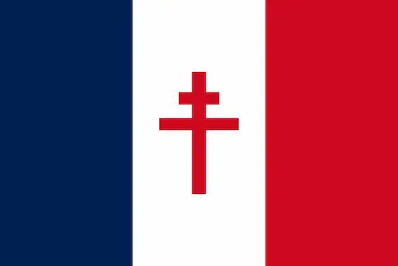 Logo de la France Libre et de la France combattante — F.F.L.