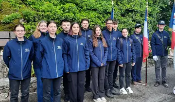 La Roche-sur-Foron - La classe défense du collège des Allobroges a participé à la cérémonie du 8 Mai
