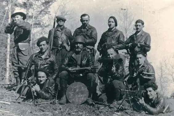 Compagnie FTP Aulagne dans les Voirons, le 24 avril 1944.