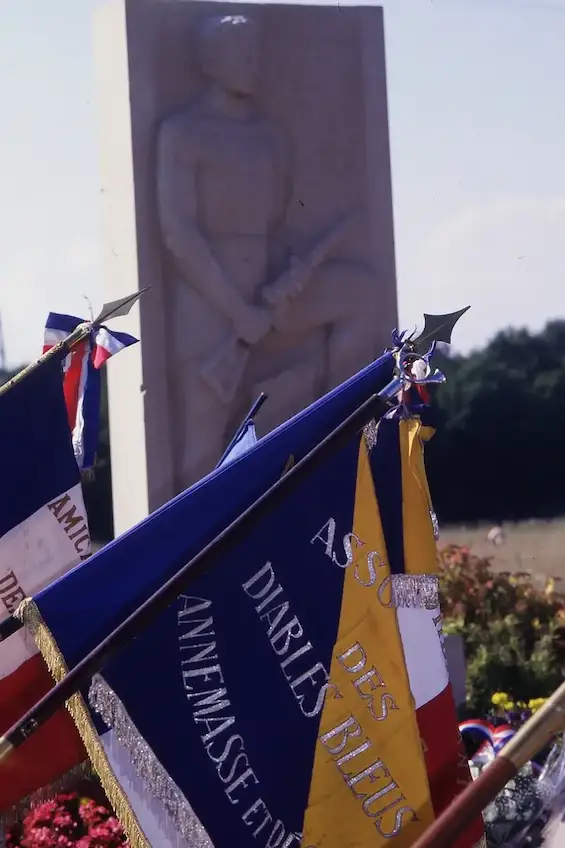 Le monument du bois Davaud qui rappelle le sacrifice des jeunes maquisards à saint-Cergues