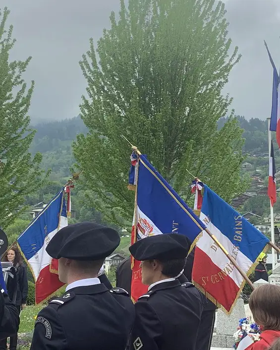 Saint-Gervais — Cérémonies commémoratives des 80 ans de la victoire du 8 mai 1945