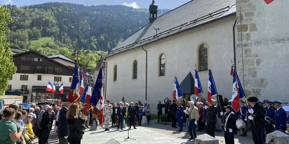 Saint-Gervais — Cérémonies commémoratives des 80 ans de la victoire du 8 mai 1945