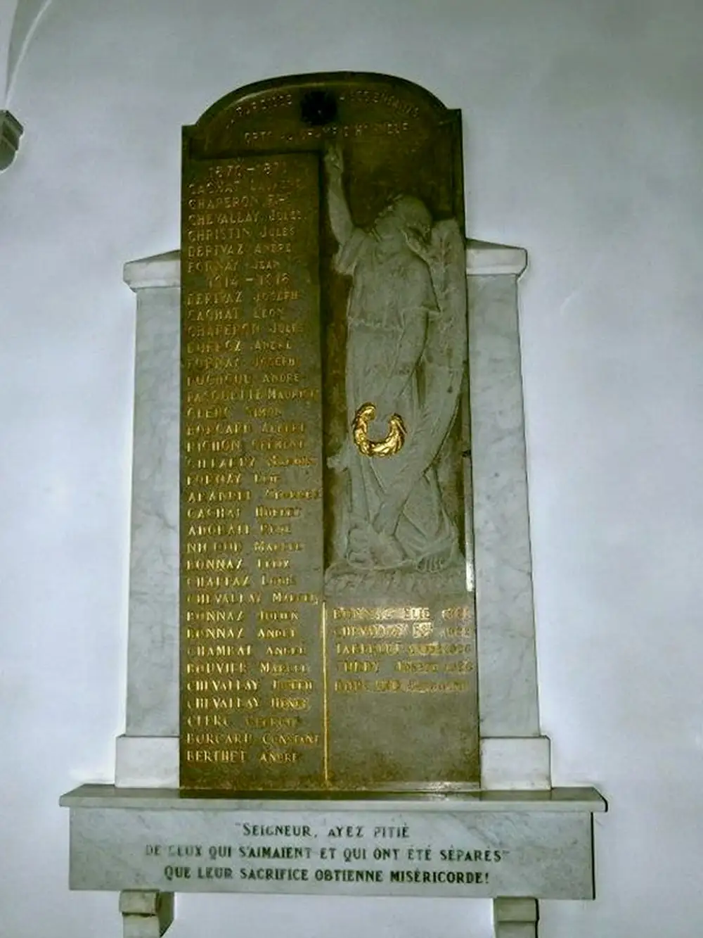 Annecy - Plaque commémorative Stand de tir (Le Souvenir Français 74
