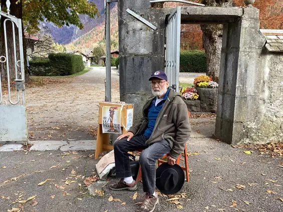 Samoëns — La quête nationale 2025 du Souvenir français avec Jean-Michel Mosbach