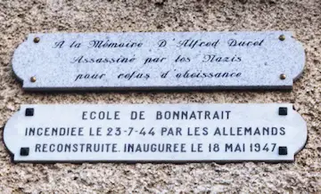 Sciez — Plaque Alfred DURET