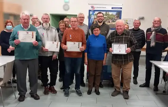 Seyssel — Assemblée générale 2024 du comité local du Souvenir français, mes médaillés