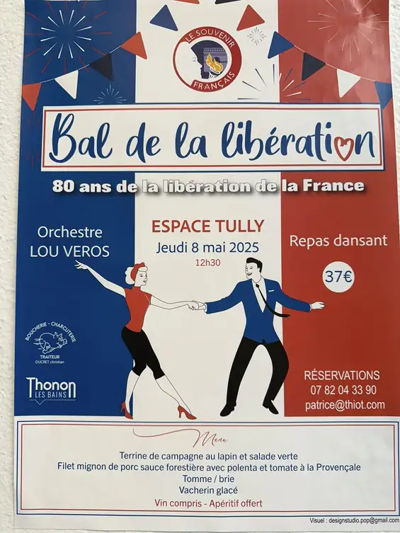 Souvenir et convivialité : une journée mémorable à Thonon avec le bal de la libération 2025