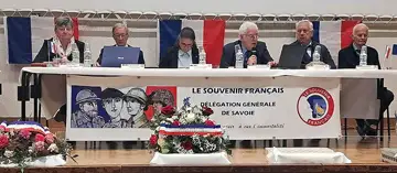 Lors de l’assemblée générale du comité de la Savoie, la délégation du Souvenir Français de Haute-Savoie a été représentée par son vice-président, Bernard Métral, invité très cordialement par le Souvenir Français de Savoie.
