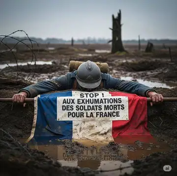 « Stop aux exhumations des soldats morts pour la France » : le cri du souvenir