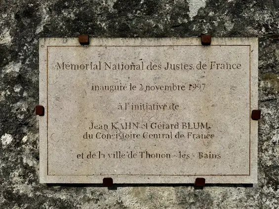 Thonon — Commémoration la mémoire des victimes des crimes racistes et antisémites de l&rsquo;État français et d&rsquo;hommage aux « Justes » de France 2025