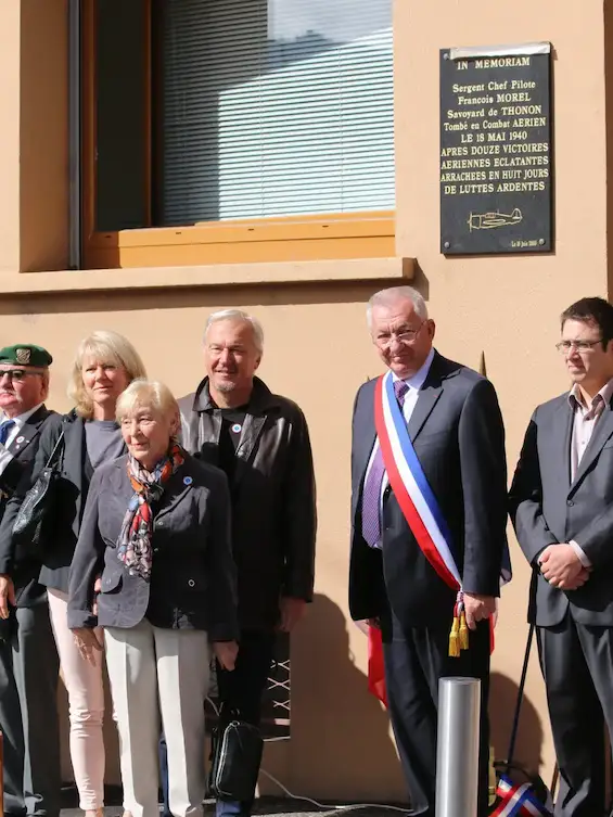 Thonon — Plaque sergent chef François Morel