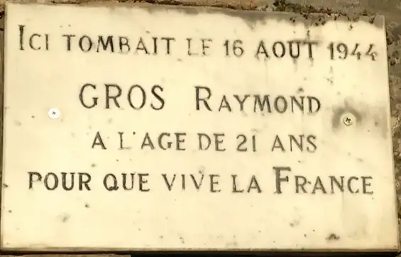 Plaque Gros Raymond