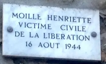 Thonon — Plaque Henriette Moille