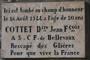 Thonon — Plaque  Jean-François Cottet-Dumoulin