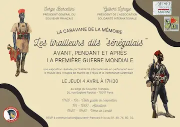 Exposition « Les Tirailleurs dits « sénégalais » avant, pendant et après la Première Guerre mondiale